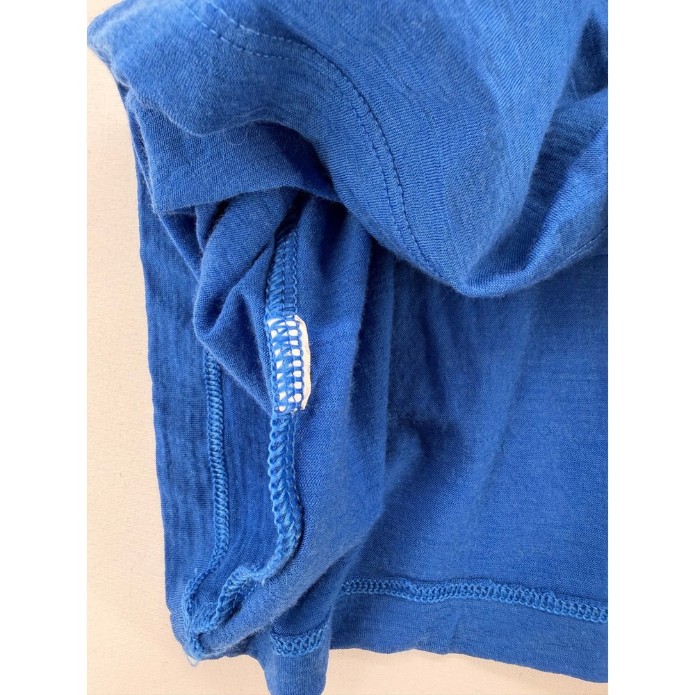 Icebreaker Mens Merino Wool Graphic T-Shirt Blue Fish Print Short Sleeve L - Picture 5 of 10